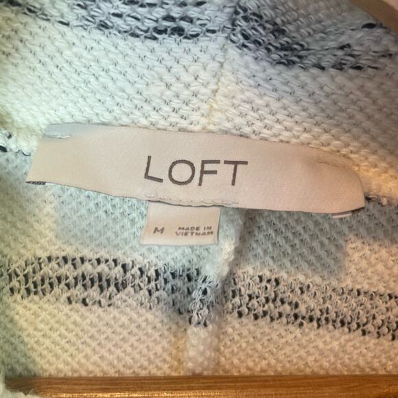 Ann Taylor Loft Cowl Neck Sweater Womens Medium White - Picture 6 of 6